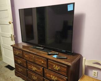 Dresser and TV