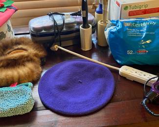 Close up of top of cabinet 