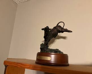 Cowboy on stand - man room