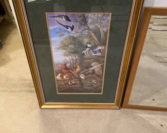 Picture - framed, matted & under glass 