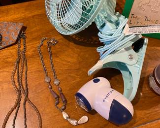 Items on top of bamboo chest