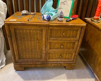 Bamboo night stand or small chest