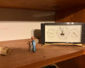 Shelf items - man room