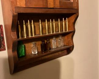 Cabinet in man room items 