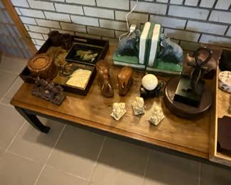 Close up of items on table - Sunroom 