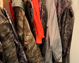 Orange vest & more hunting clothes 