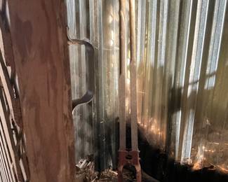 Outside around man cave in back yard 