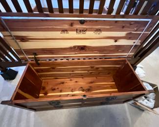Lane Cedar chest - open 
