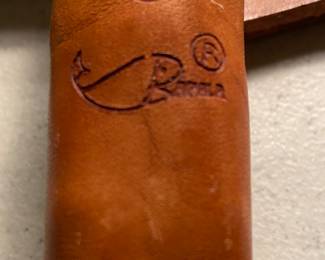 Vintage hand made filet knife - case