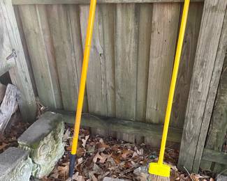 Outside around man cave in back yard 