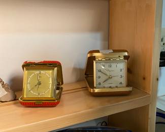Two vintage clocks