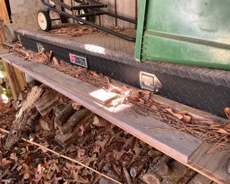 Outside around man cave in back yard 