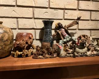 More items on mantle 