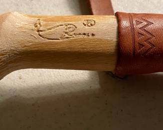 Vintage hand made filet knife - handle