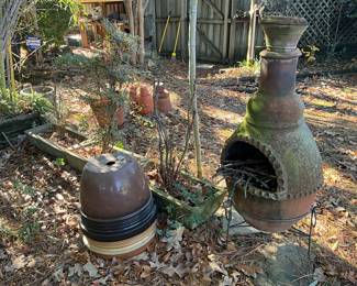 Patio area in back yard 