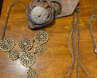 Items on top of bamboo chest