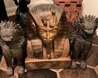 Close up of items on floor