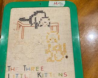 Item on bamboo chest/night stand