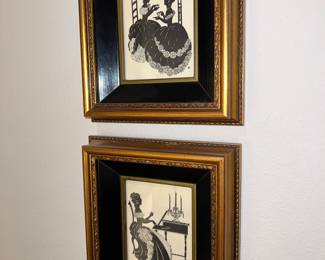 Vintage Silhouette Prints
