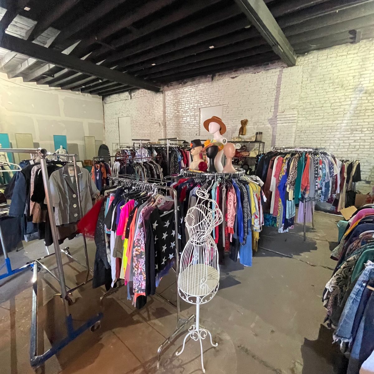 So many clothes and fixtures