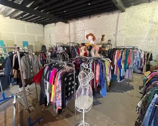 So many clothes and fixtures