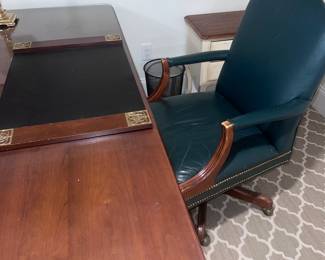 Nice leather desk chair