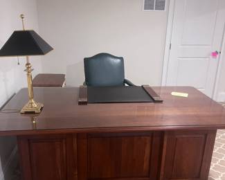 Beautiful paneled executive desk nice size