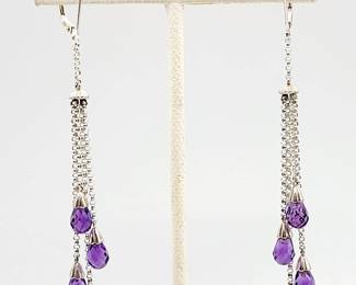 Gold & briolette earrings 