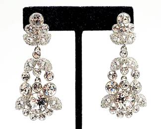 Givenchy rhinestone earrings 