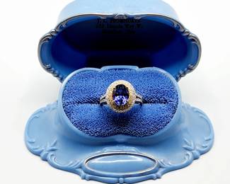 Tanzanite & diamond ring
