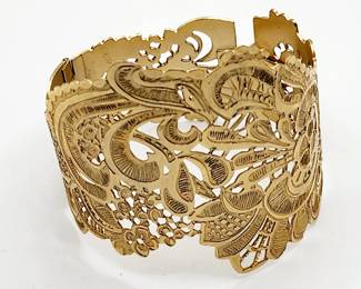 Maryanne Scherr hinged bracelet 