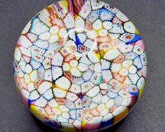 Vintage Murano glass paperweight 