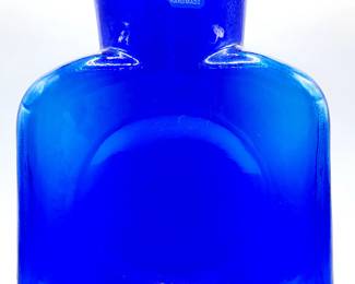Cobalt Blenko water pitcher 