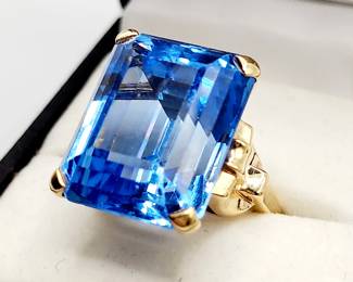 14k gold cocktail ring