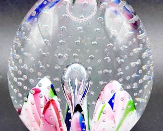 ST Clair art glass paperweight 