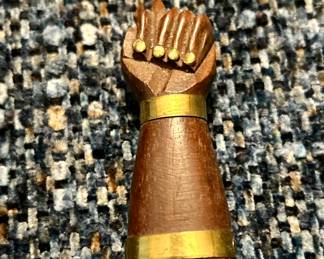 LARGE Figi fist pendant