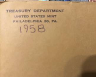 Treasury Department sealed coin sets