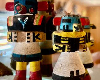 Route 66 Native American kachina dolls