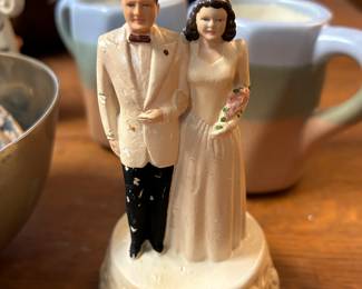 vintage wedding topper