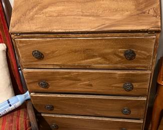 small drop front secretary desk