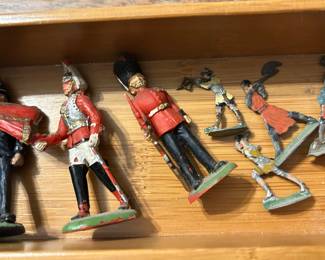 vintage miniature Scottish guard soldier