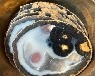 Agate coaster set