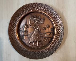 copper wall plaques