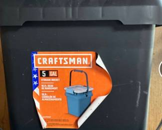 Craftsman Storage Bucket