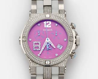 228. Renato Beauty Pink w/ 2.50ctw Diamonds - Limited Watch