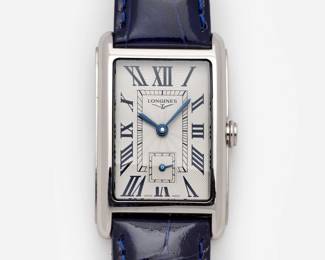 223. Longines DolceVita Stainless Steel Watch 