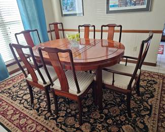 1960's Rosewood Dining Table/6 Chairs 