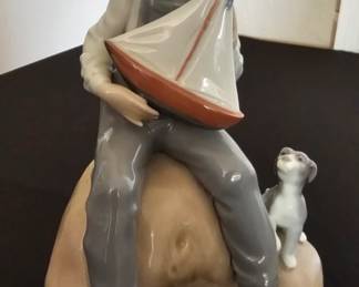 Lladro Porcelain Figurine Sea Fever Retired 1991 by Vincente Martinez