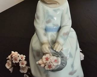 Lladro A walk through the Blossoms Figurine