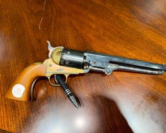 Italian San Paolo Brescia long barrel, Navy Model .44 cal Orlando Estate Auction
